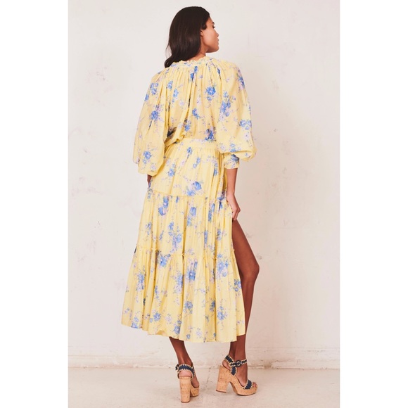 LoveShackFancy Floral Tiered Skirt - Picture 9 of 10